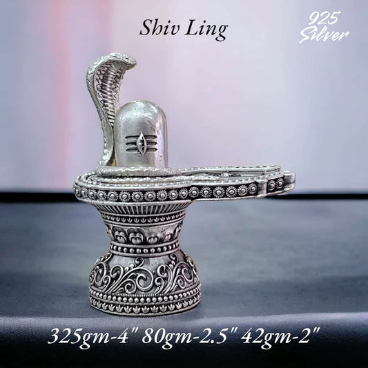 Shivling In Pure 925 Silver