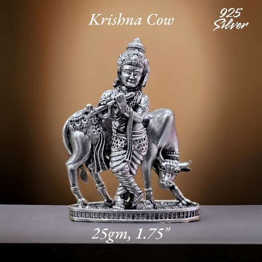 Shree Krishna Idol In Pure 925