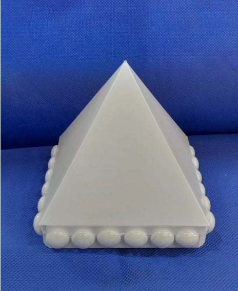 Pyra Activator White Pyramid For Positive Energy & Remove Negativity Energized