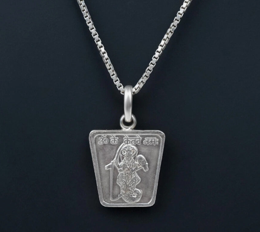 Ketu Planet Yantra Pendant Pure Silver Activated & Energized Locket