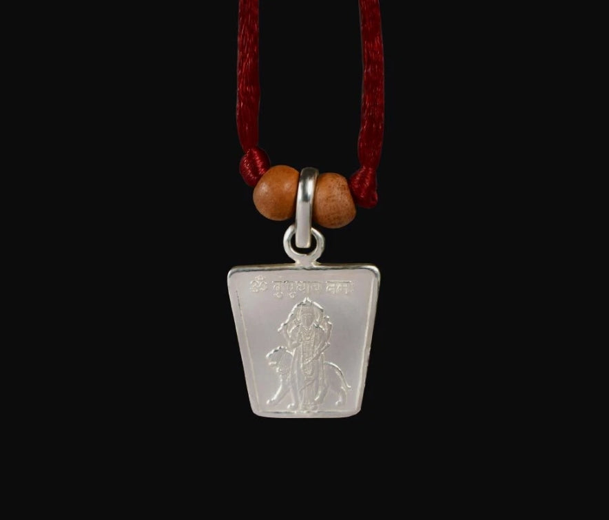 Budh (Mercury) Planet Yantra Pendant Pure Silver Activated & Energized Locket