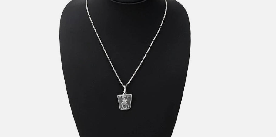 Budh (Mercury) Planet Yantra Pendant Pure Silver Activated & Energized Locket