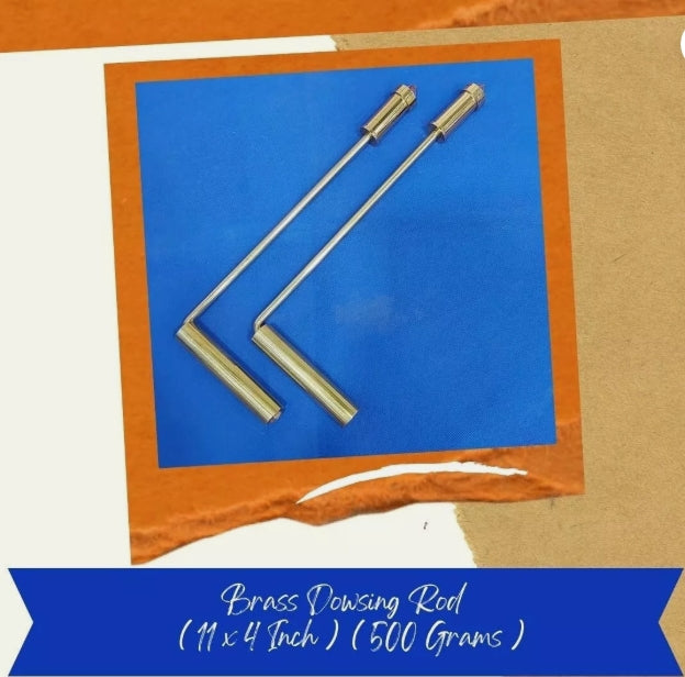 Copper Dowsing Rod 11 Inch L Shaped Vastu Product For Detecting Objects Set Of 2