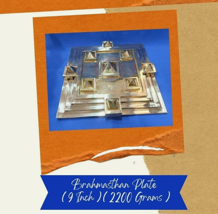 Brahmasthan Plate Pyramid For Vastu Dosh Nivaran Activated & Energized
