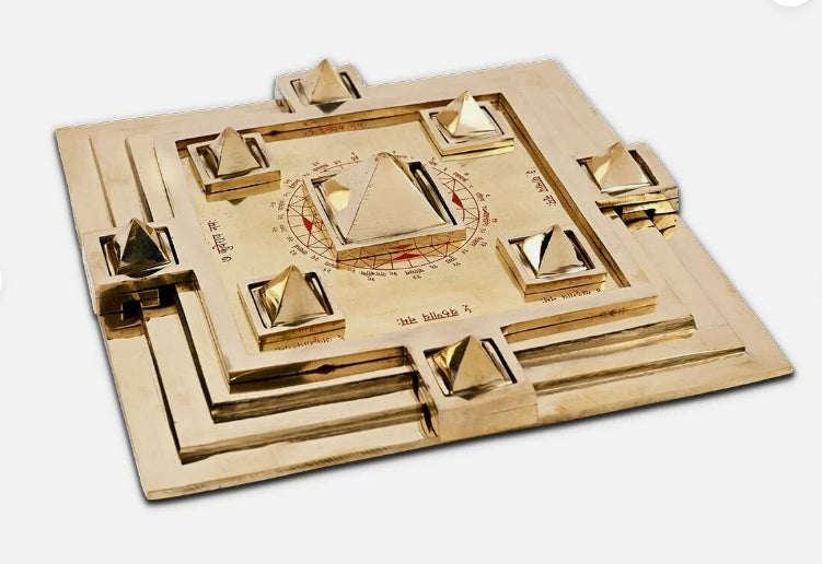 Vedic Vastu Vasati Navgraha Pyramid Effective & Enhance Energy (12 inches)