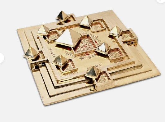 Vedic Vastu Vasati Navgraha Pyramid Effective & Enhance Energy (12 inches)