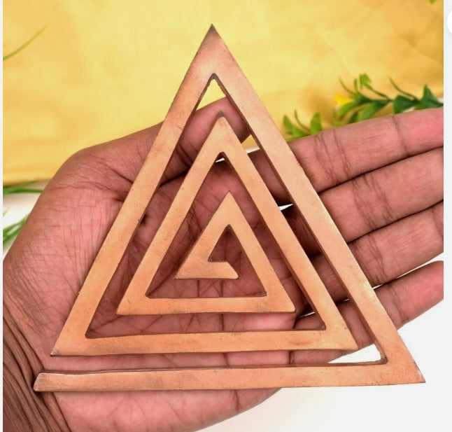 Copper Helix Triangle Vastu Remedy & Enhance Positive Energy