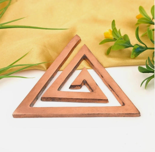 Copper Helix Triangle Vastu Remedy & Enhance Positive Energy
