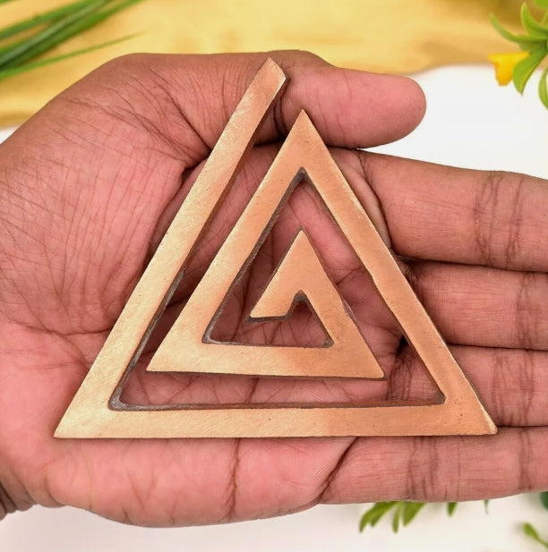 Copper Helix Triangle Vastu Remedy & Enhance Positive Energy