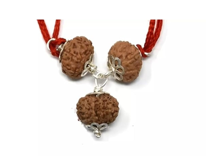 Rudraksha Kavach For Financial Gain & Power Energized Java Beads Certified