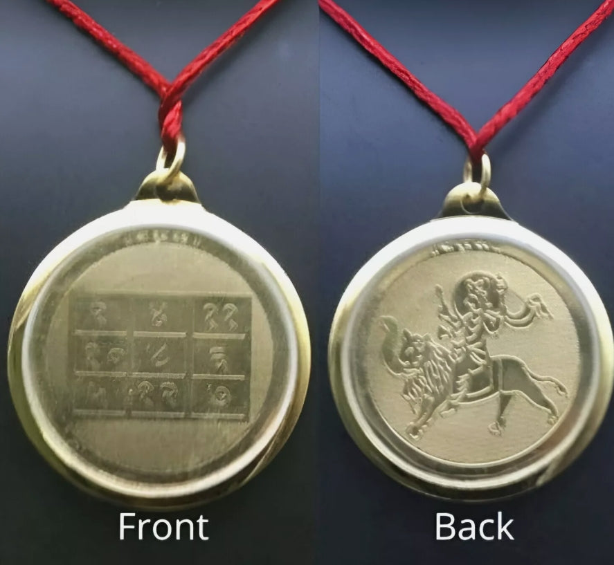 Budh/ Budha Yantra Locket / Pendant Gold Plated Activated & Energized