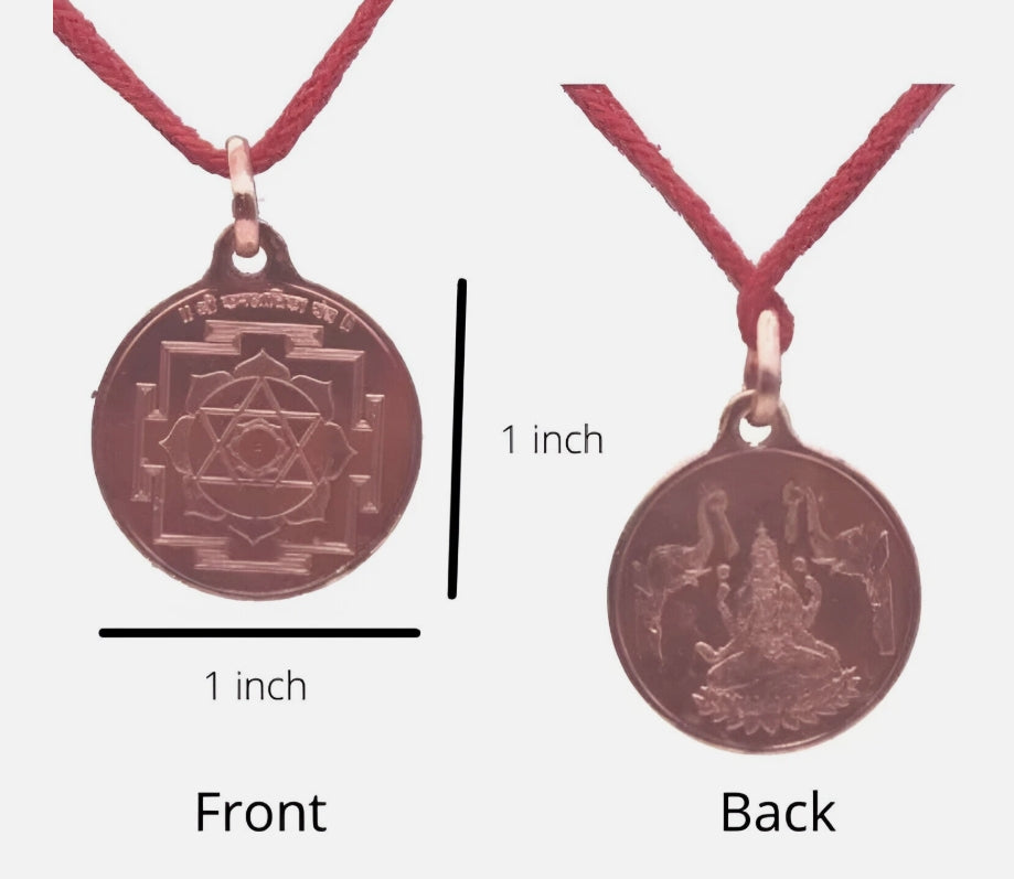 Kamla Yantra Locket / Pendant Pure Copper Activated & Energized