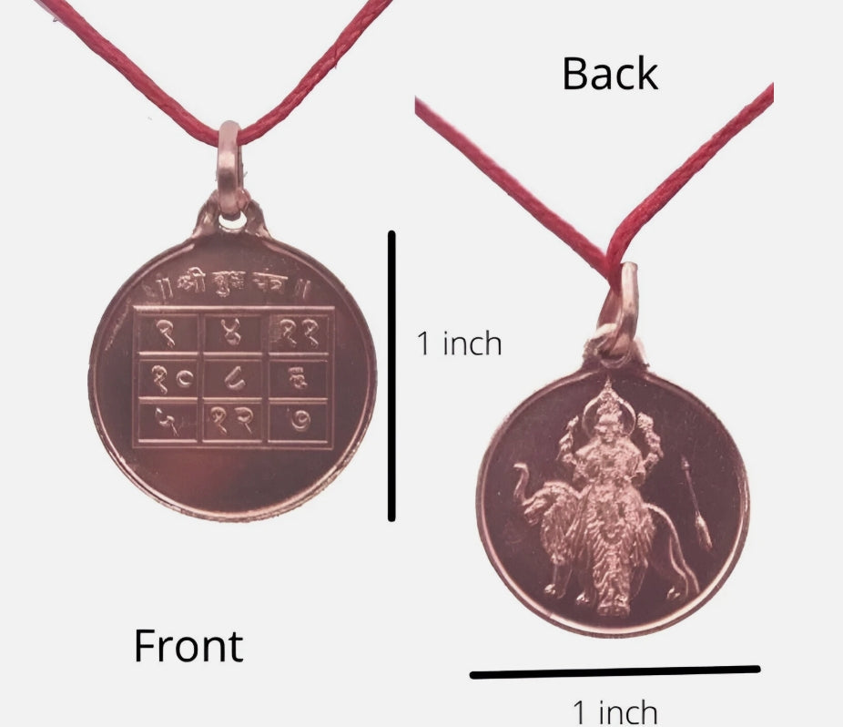 Budha Yantra Locket / Pendant Pure Copper Activated & Energized