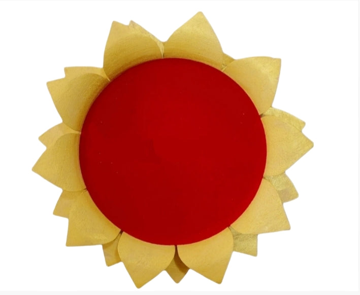Lotus Kamal Aasan Made In Shriparni /Sevan Wood For Keeping Idols / Yantra