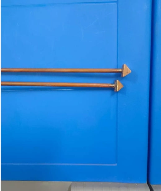 Copper Dowsing Rod 15 Inch L Shaped Vastu Product For Detecting Objects Set Of 2