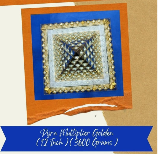 Pyra Multiplier Pyramid For Brahmasthan & Vastu Dosh Nivaran 12 Inch Energized