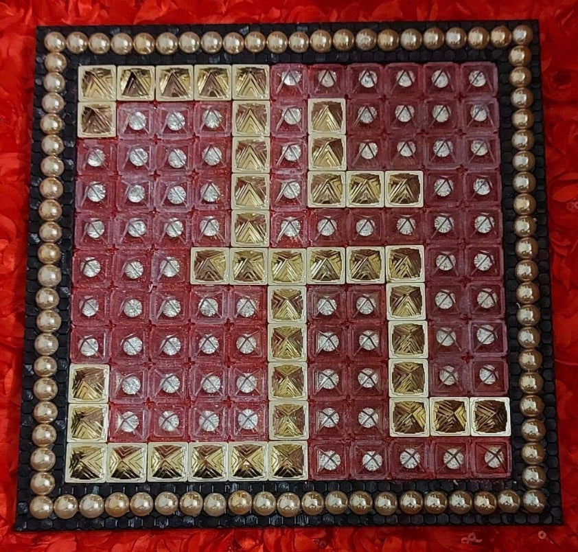 Pyra OM Miracle Pyramid Plate Vastu Dosh Nivaran & Positivity 11 Inch Energized