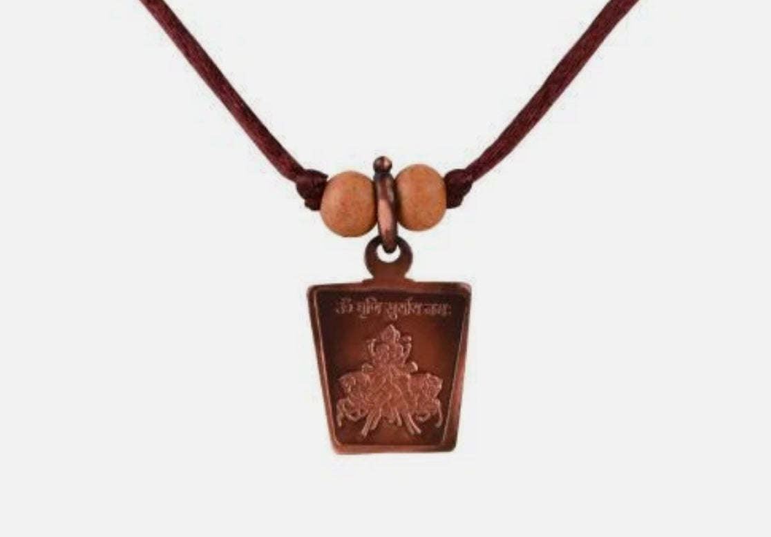 Surya (Sun) Planet Yantra Pendant Pure Copper Activated & Energized Locket