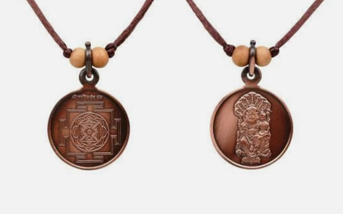 Narasimhadev Yantra Pendant In Pure Copper Activated & Energized Locket
