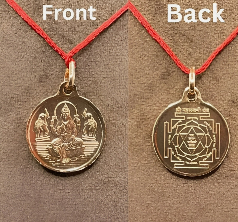 Mahalaxmi Yantra Locket / Pendant Pure Copper Activated & Energized