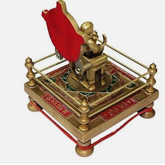 Shri Sai Baba Yantra Chowki In Brass