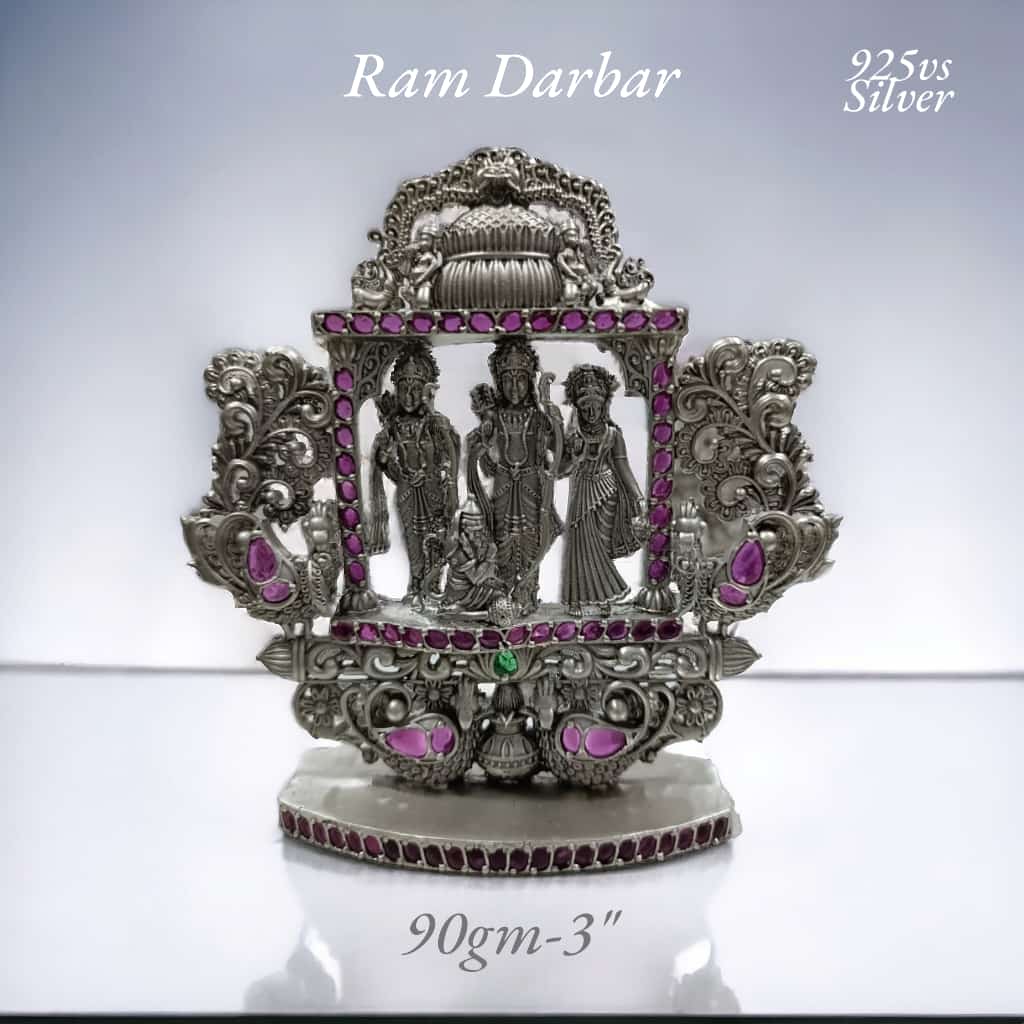 Ram Darbar Idol In Pure 925 Silver