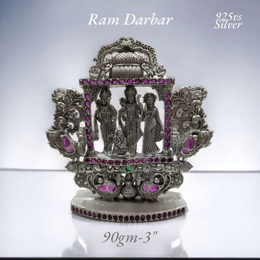 Ram Darbar Idol In Pure 925 Silver