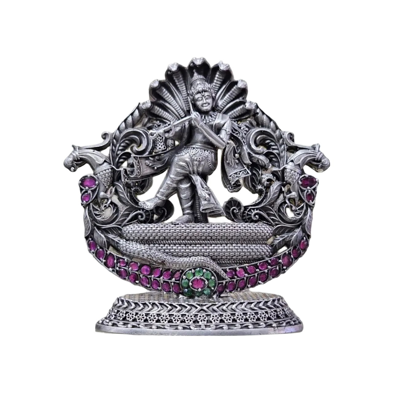 Shree Krishna Idol In Pure 925 Silver