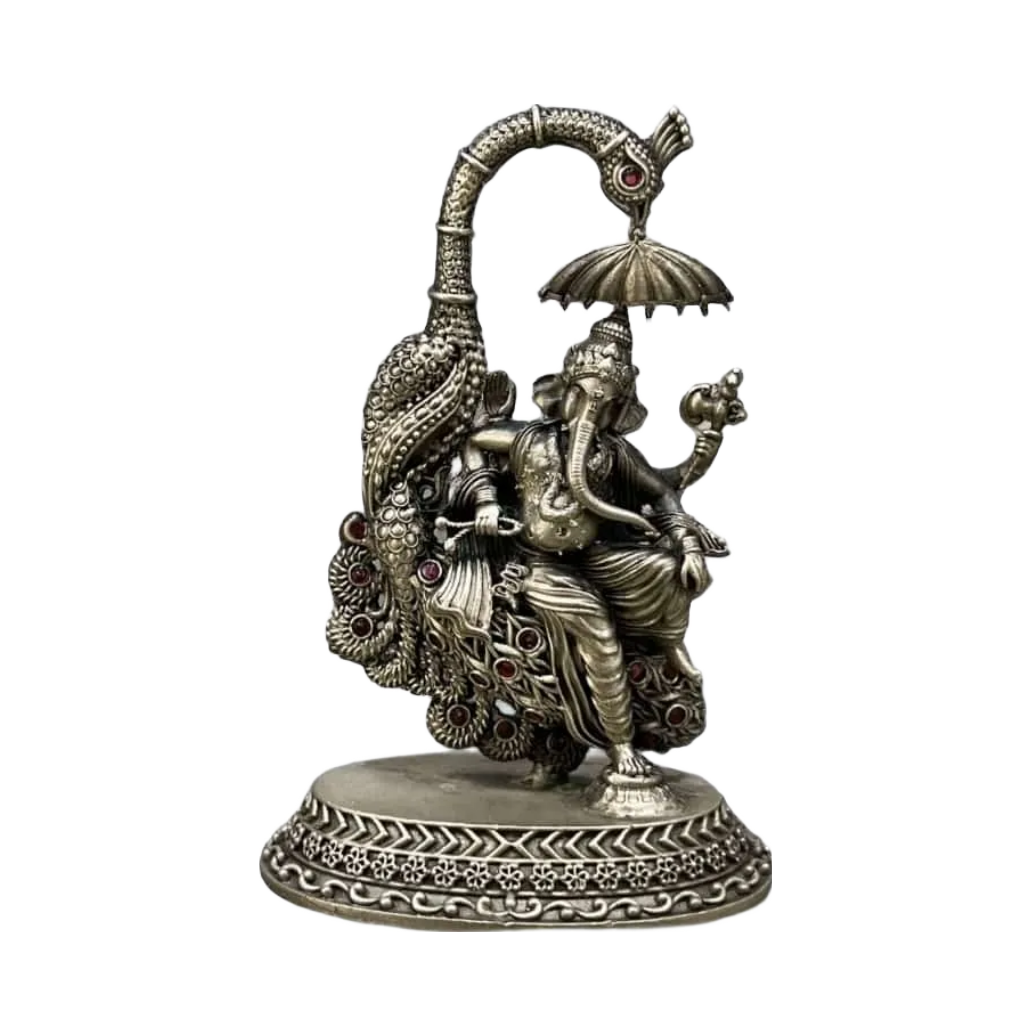 Lord Ganesh Idol In Pure 925 Silver