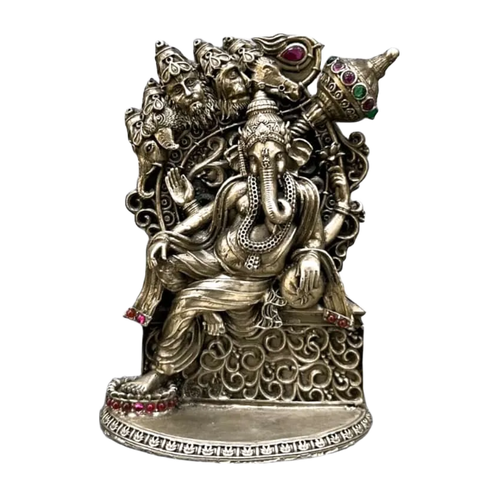 Lord Ganesh Idol In Pure 925 Silver