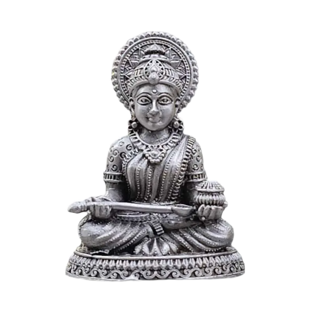 Annapurna Devi Idol In Pure 925 Silver