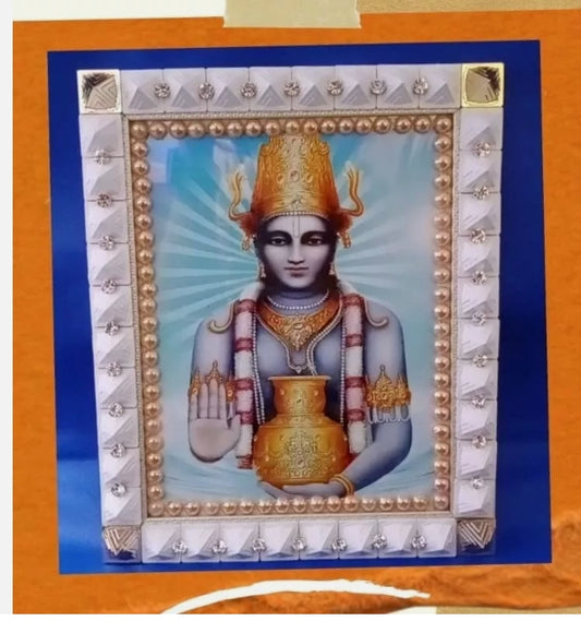 Dhanvantri Pyramid Frame For Good Health & Positive Energy Activated & Energized