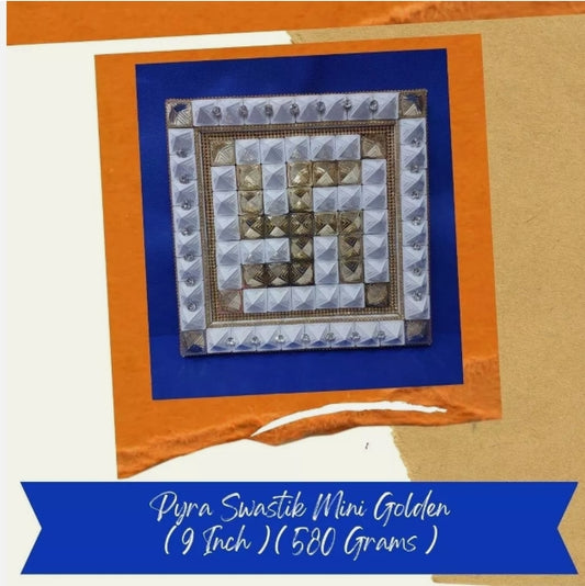 Pyra Swastik Pyramid Frame To Enhance Positive Energy Activated & Energized
