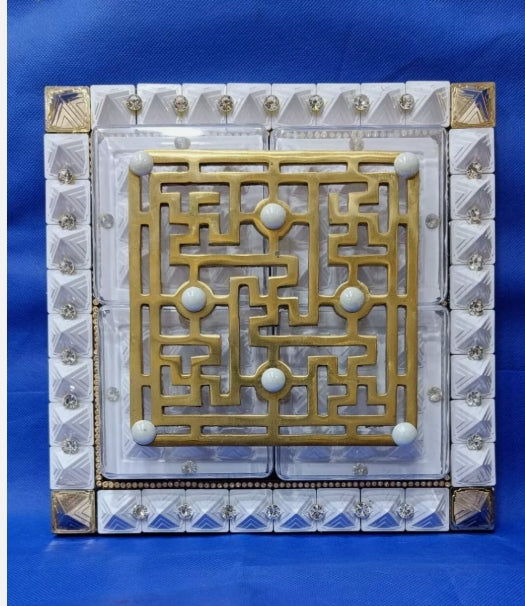 SWASTIK Brahmasthan Plate For Vastu Dosh Nivaran Activated & Energized 9 Inch