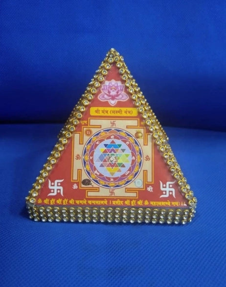 Dhan Vriddhi Yantra Pyramid For Peace & Money Attraction Activated & Energized