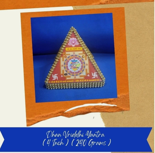 Dhan Vriddhi Yantra Pyramid For Peace & Money Attraction Activated & Energized
