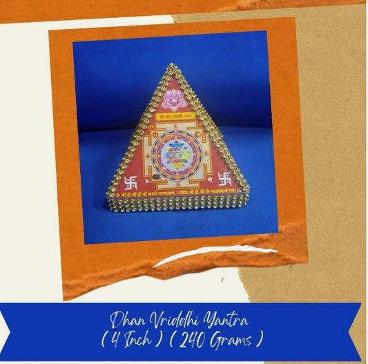 Dhan Vriddhi Yantra Pyramid For Peace & Money Attraction Activated & Energized