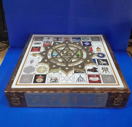 Vastu Shree Yantra Box For Positivity Of Place/Person With 108 Cosmic Symbols