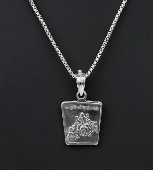 Surya (Sun) Planet Yantra Pendant Pure Silver Activated & Energized Locket