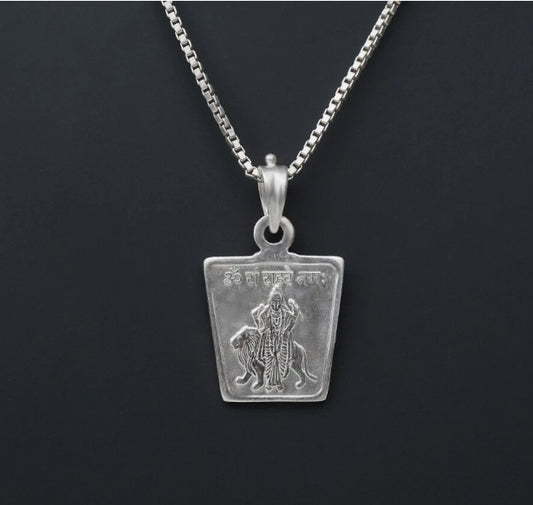 Rahu Planet Yantra Pendant Pure Silver Activated & Energized Locket