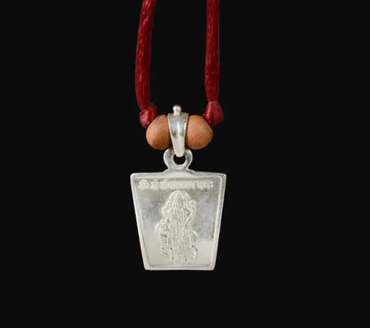 Mangal (Mars) Planet Yantra Pendant Pure Silver Activated & Energized Locket