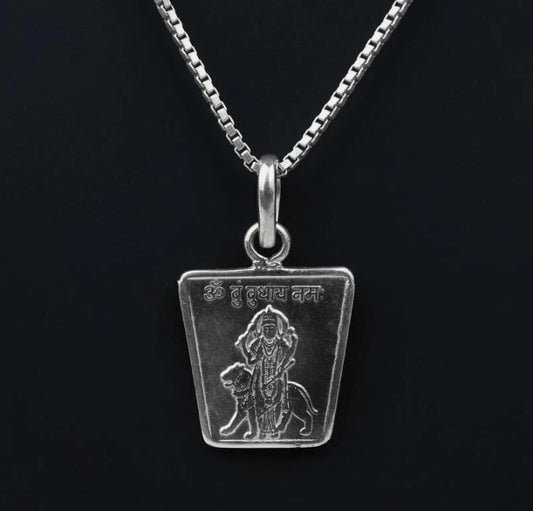 Budh (Mercury) Planet Yantra Pendant Pure Silver Activated & Energized Locket