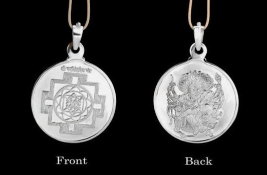 Narasimhadev Yantra Pendant Pure Silver 999 Activated & Energized Locket