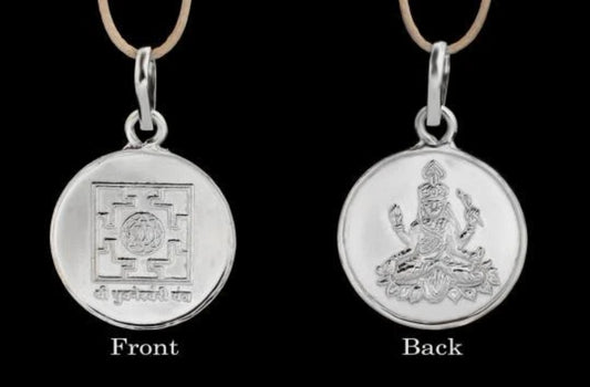 Bhuvneshwari Yantra Pendant Pure Silver 999 Activated & Energized Locket