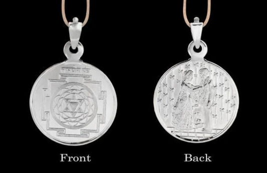 Lagna Yog Yantra Pendant Pure Silver 999 Activated & Energized Locket