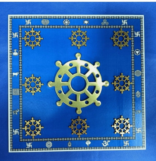 North Directional Brass Helix Frame To Balance Air Element Energized
