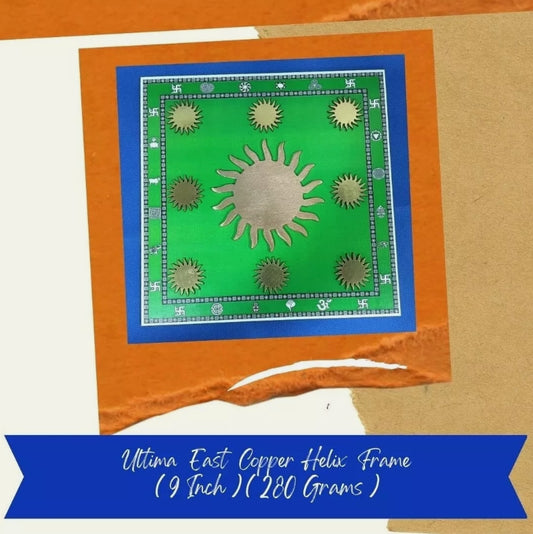 East Directional Copper Helix Frame To Balance Air/Water Element Energized