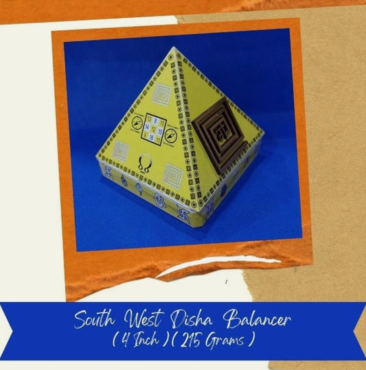 South West Directional Pyramid To Balance Energy & Remove Negativity Energized