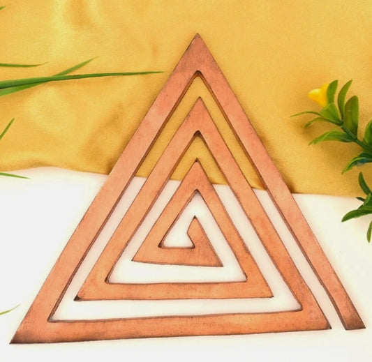Copper Helix Triangle Vastu Remedy & Enhance Positive Energy
