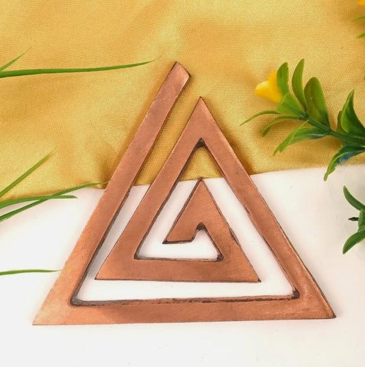 Copper Helix Triangle Vastu Remedy & Enhance Positive Energy